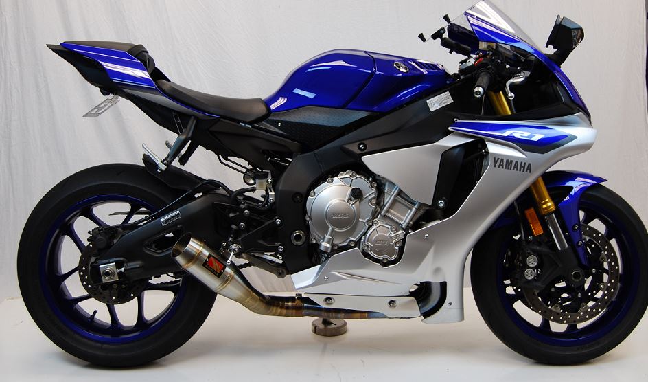 Competition Werkes GP Stainless Steel Slip-On Exhaust for 2015-2017 Yamaha YZF R1/R1M/R1S