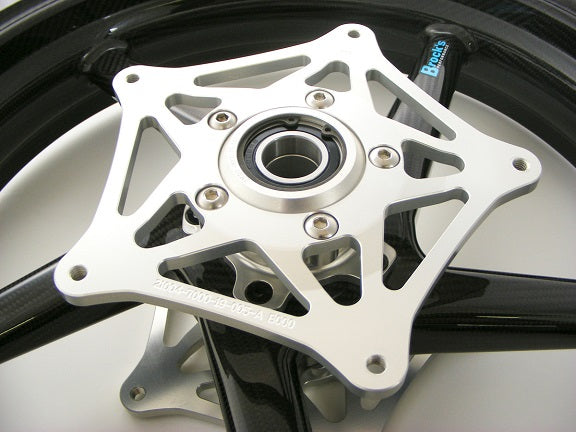 BST 3.5" x "17 5 Spoke Slanted Carbon Fiber Front Wheel for 2010-2012 BMW S1000RR