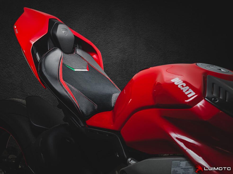 LuiMoto Ducati PANIGALE V4/V4R Seat Cover '18-'21 Veloce| Rider