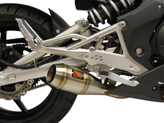 Competition Werkes GP Stainless Steel Slip-on Exhaust 2006-2011 Kawasaki ER6N, ER6F (Ninja 650R)