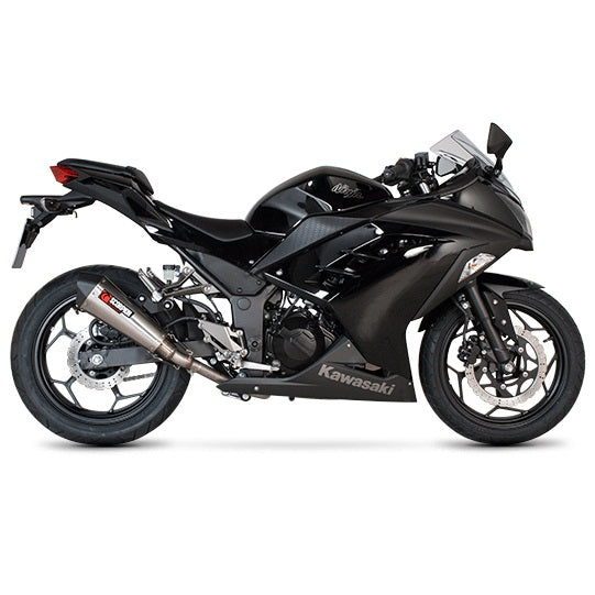 Scorpion Serket Taper Slip-on Exhaust Systems for '12-'16 Kawasaki Ninja 300