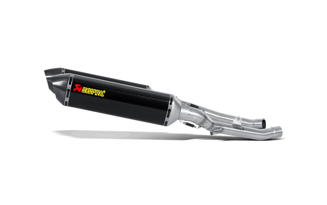 Akrapovic Slip-On Line (Carbon) EC Type Approval Exhaust System For 2008-2011 Kawasaki ZX14R / ZZR1400 - Motostarz USA