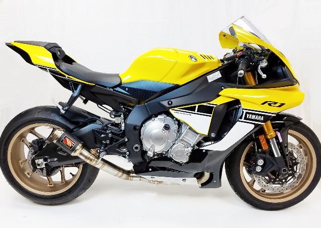 Competition Werkes GP Race Stainless Steel Slip-On Exhaust 15-24 Yamaha YZF R1/R1M/R1S