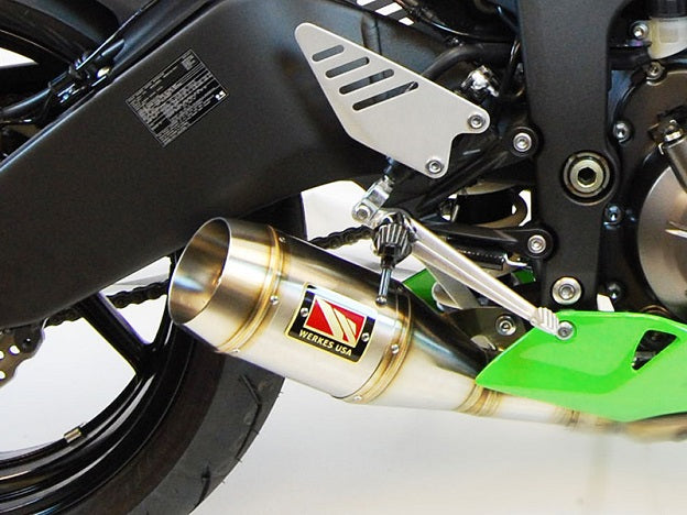 Competition Werkes GP Stainless Steel Slip-on Exhaust 2013-2018 Kawasaki ZX6R 636