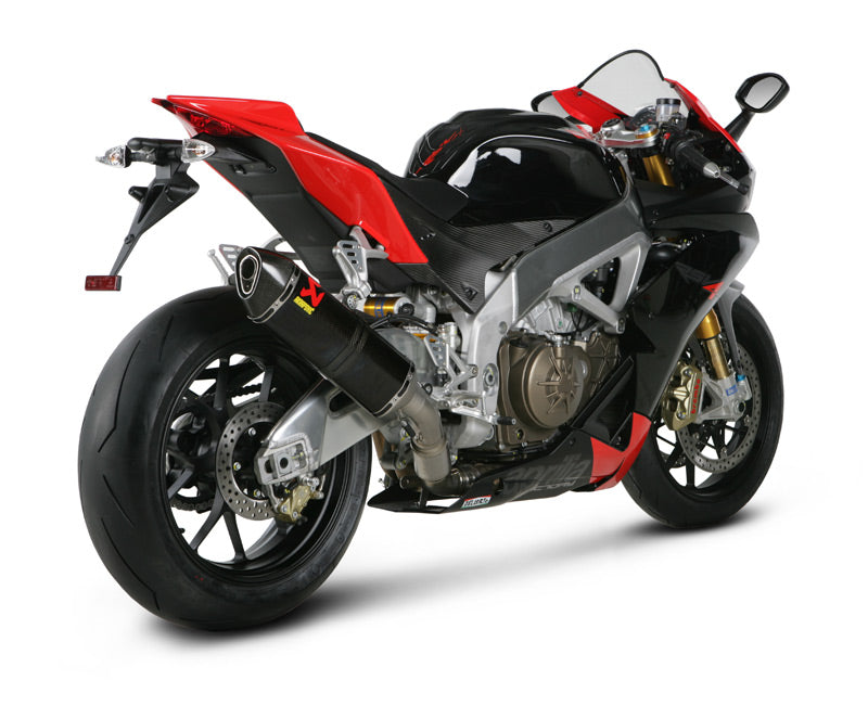 Akarapovic Slip On Line (Carbon) OPEN Exhaust System '09-'14 Aprilia RSV4, '11-'15 Tuono V4 - Motostarz USA