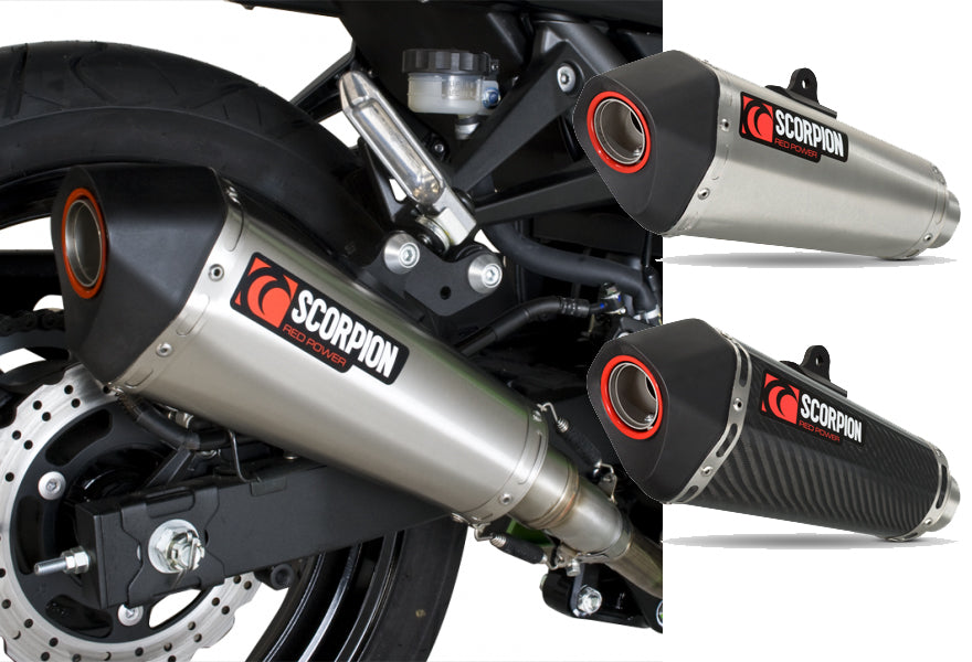 Scorpion Serket Taper Slip-on Exhaust System '08-'12 Kawasaki Ninja 250R