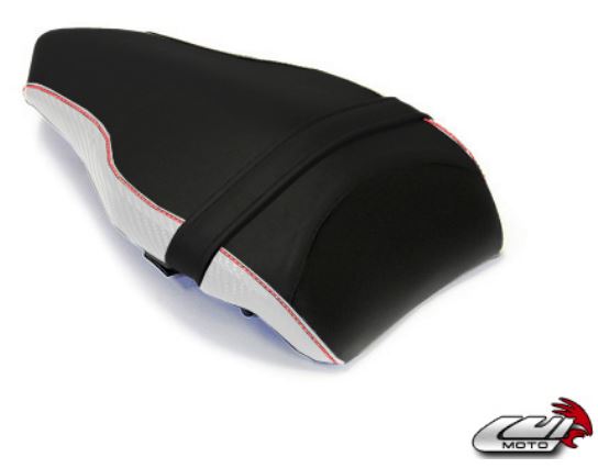 LuiMoto Team Italia Suede Leather Passenger Seat Cover Ducati 848/1098/1198