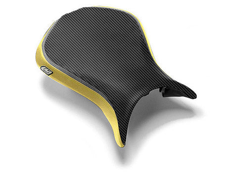 LuiMoto Team Kawasaki Seat Covers 2007-2008 Kawasaki ZX6R - Yellow