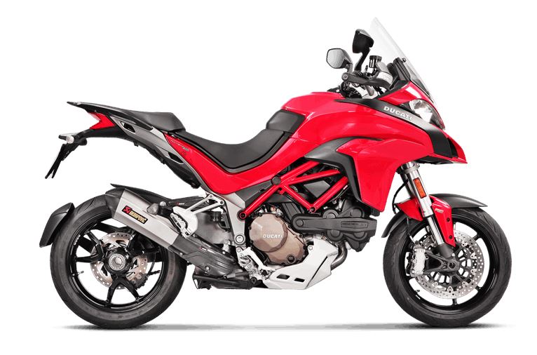 Akrapovic Slip-On Line (Titanium) EC Type Approval Exhaust System 2015-2017 Ducati Multistrada 1200/S | S-D12SO7-HHX2T