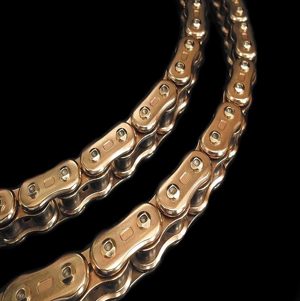 EK Threed (3D) 520GP Roadrace Chain - Gold