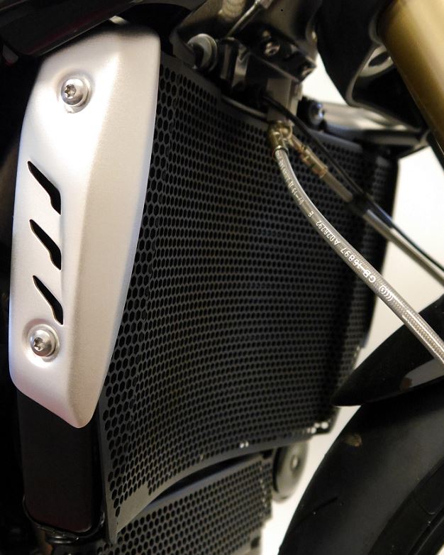 Evotech Performance Radiator + Oil Cooler Guard 2016+ Triumph Speed Triple/R/RS