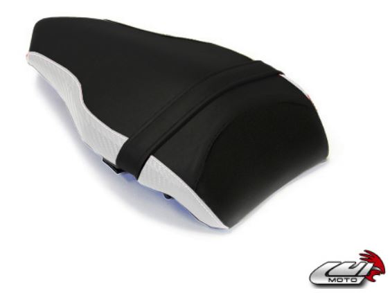 LuiMoto Team Italia Suede Leather Passenger Seat Cover Ducati 848/1098/1198