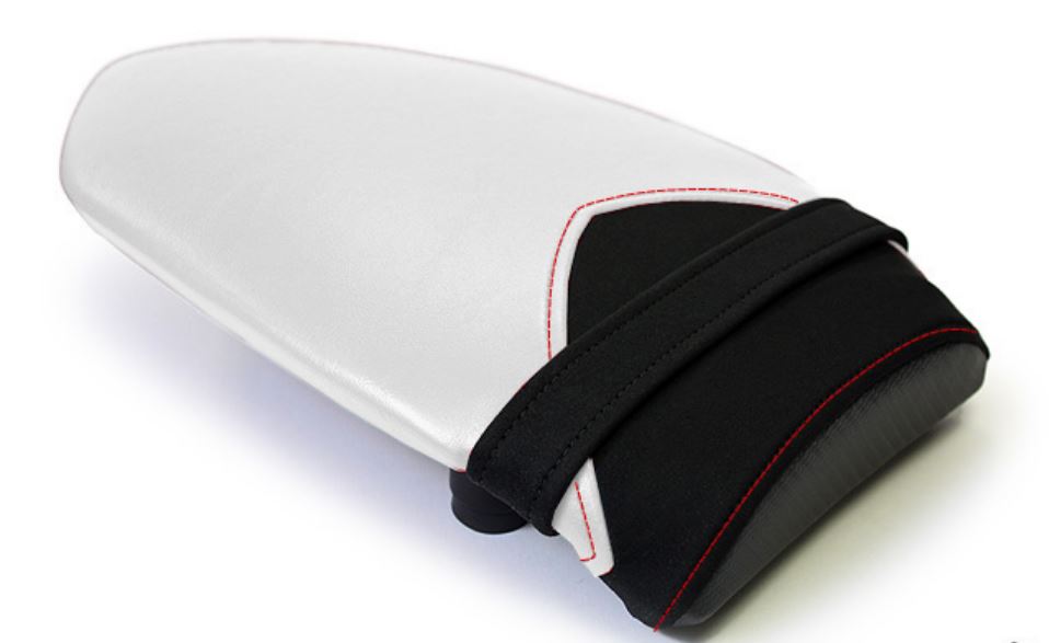 LuiMoto Team Italia Suede Leather Passenger Seat Cover '10-'20 MV Agusta F4