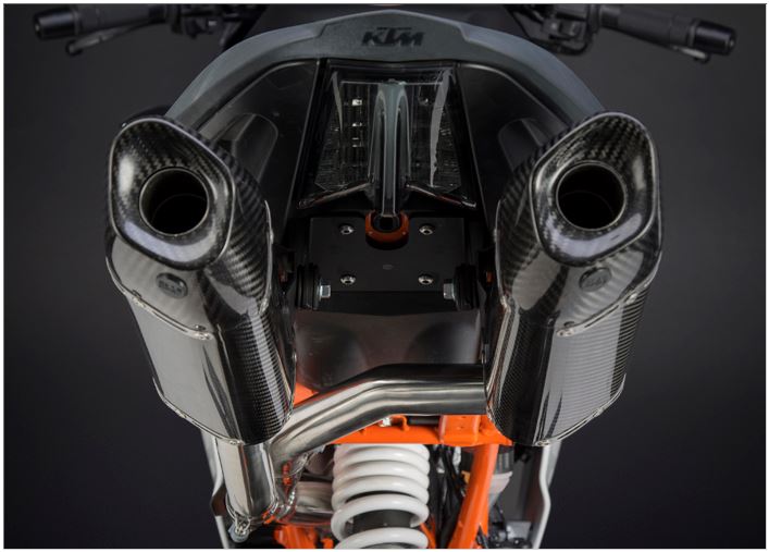 Yoshimura Race RS-9 SS-Carbon Slip-Ons Exhaust '14-'16 KTM RC390