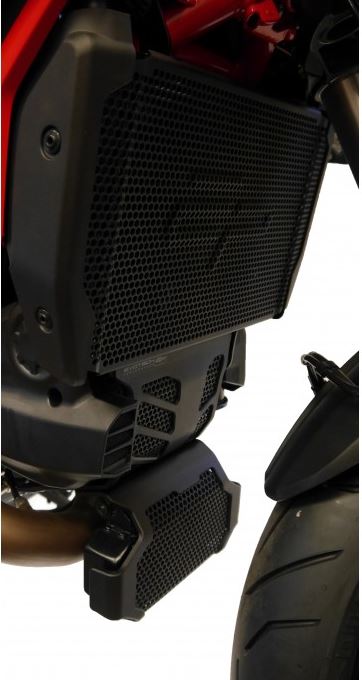 Evotech Performance Radiator, Engine & Oil Cooler Guard 2016+ Ducati Hypermotard / Hyperstrada 939