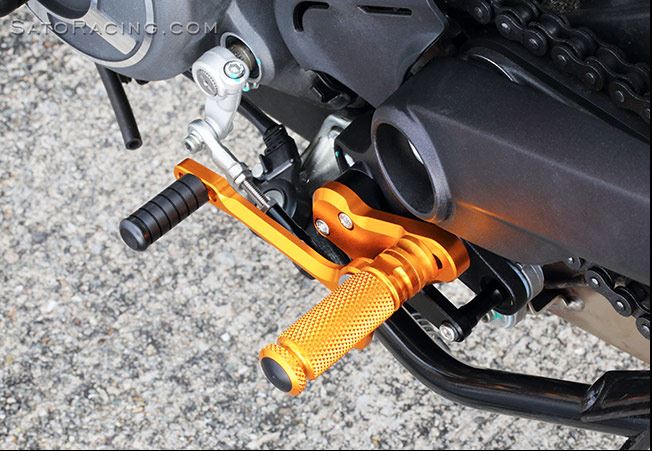 Sato Racing Rear Sets '15- Ducati Scrambler 400/800, '17- Monster 797