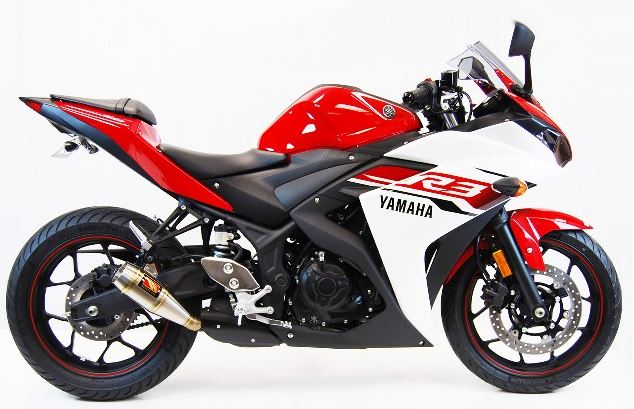 Competition Werkes GP Stainless Steel Slip-on Exhaust 2015-2017 Yamaha R3 | WY300