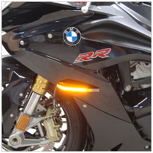New Rage Cycles LED Front Turn Signals 2010-2016 BMW S1000RR/HP4