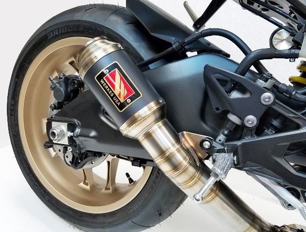 Competition Werkes GP Race Stainless Steel Slip-On Exhaust 15-24 Yamaha YZF R1/R1M/R1S