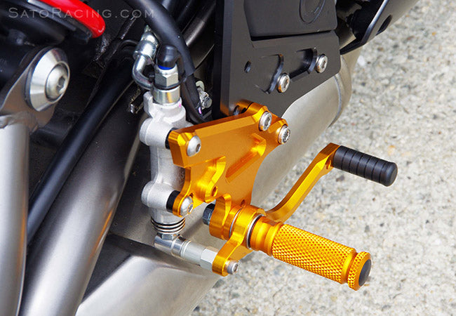 Sato Racing Adjustable Rearsets for 2012-2014 Kawasaki ER-6n / ER-6f / Ninja 650