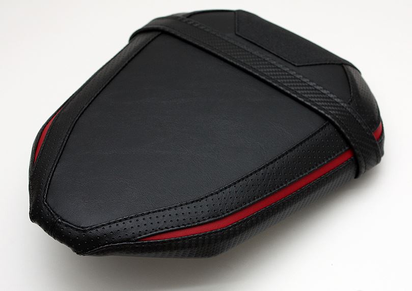LuiMoto Team Yamaha Passenger Seat Covers for 2014-2017 Yamaha FZ07 / MT07