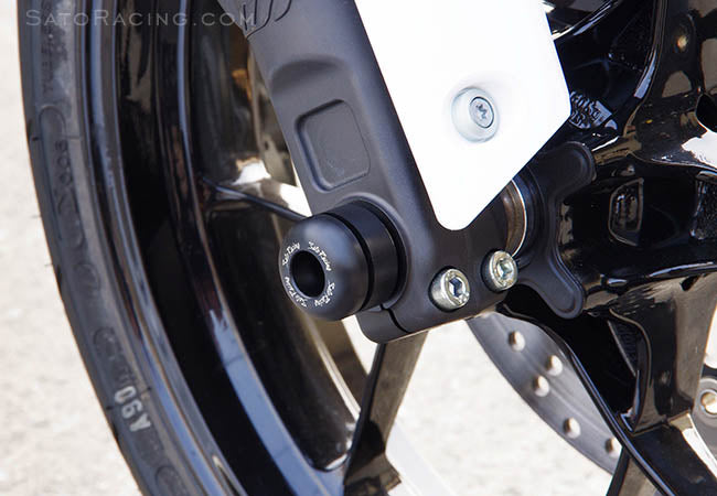 Sato Racing Front Axle Sliders for 2012-2017 KTM 690 Duke