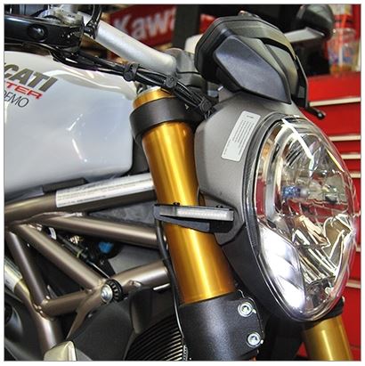 New Rage Cycles Front Turn Signals for Ducati Monster 821/1200