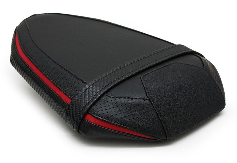 LuiMoto Team Yamaha Passenger Seat Covers for 2014-2017 Yamaha FZ07 / MT07