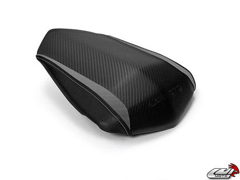 LuiMoto Sport Seat Covers '09-'14 Yamaha YZF R1 - CF Black/AL Black - Motostarz USA