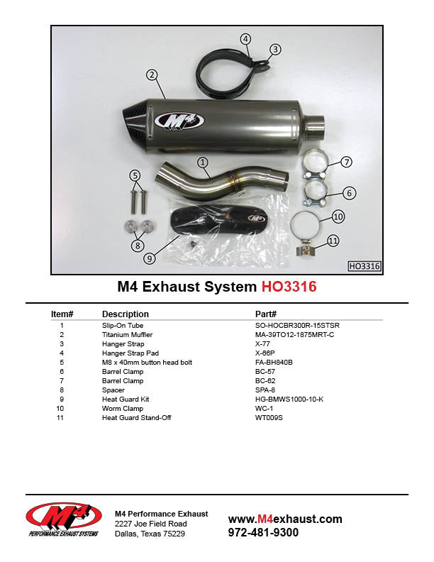 2015 honda deals cbr300r exhaust