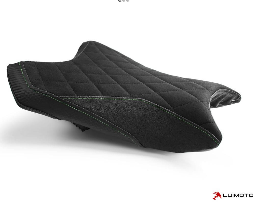Luimoto Diamond Rider Seat Covers '19-'22 Kawasaki ZX-6R