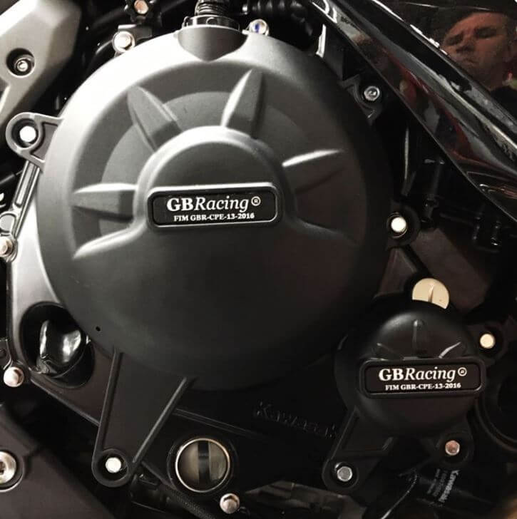 GB Racing Secondary Engine Cover Set 17-25 Kawasaki Z650/Ninja 650