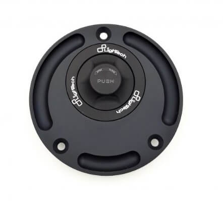 LighTech Rapid Locking Gas/Fuel Cap for '04-'20 Aprilia RSV/RSV4/Tuono V4 / '09-'16 Ducati Streetfighter 848/1100 (Check Fitment) - Motostarz USA