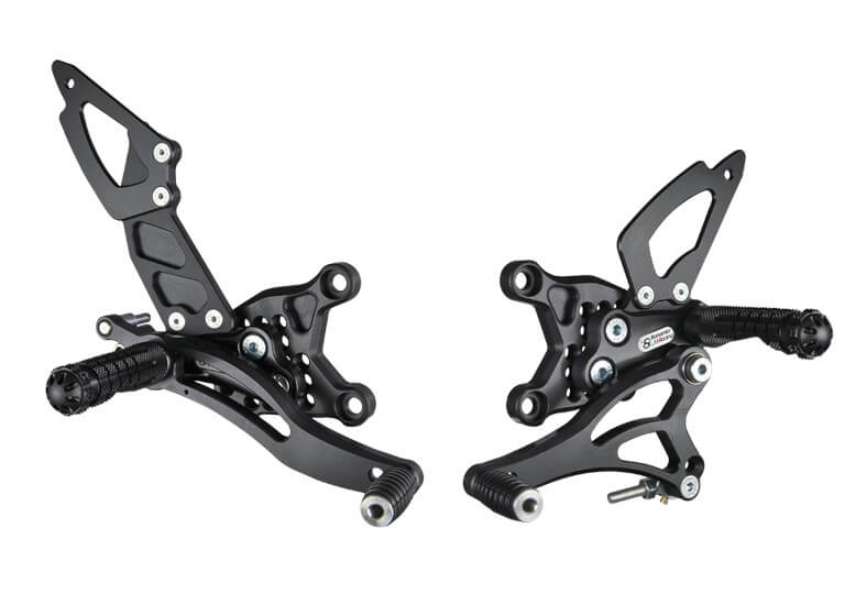 Bonamici Adjustable Rearsets '11-'16 Aprilia RSV4 / Tuono V4 (APRC)