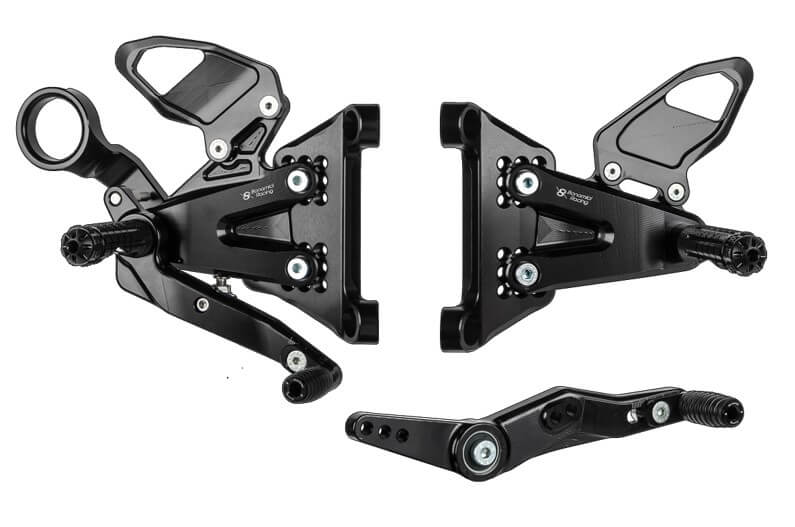 Bonamici Adjustable Rearsets 19-25 BMW S1000RR, 21-25 M1000RR