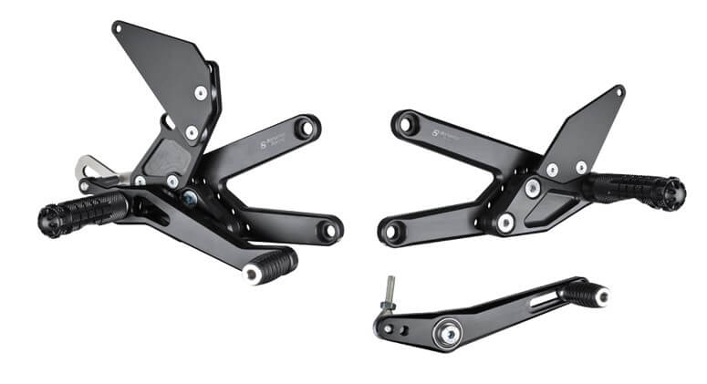 Bonamici Adjustable Rearsets 13-17 Triumph Daytona 675