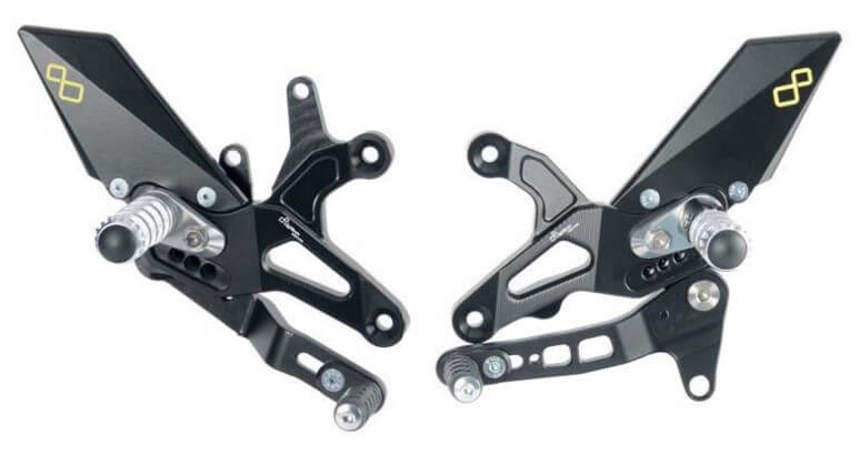LighTech Track System Rearsets '05+ Kawasaki ZX6R