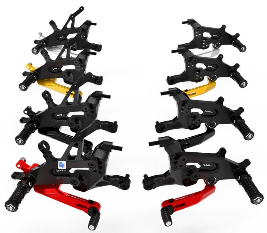 Ducabike Adjustable Rearset for Ducati Streetfighter V4/S