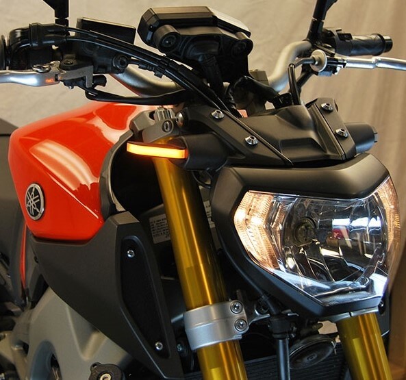 New Rage Cycles Front Turn Signals 2014-2016 Yamaha FZ-09 / MT-09