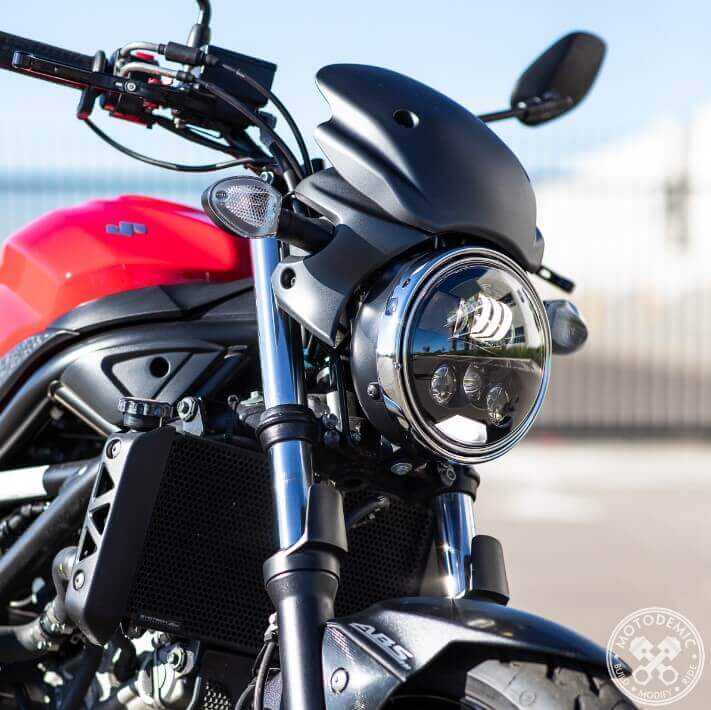 MOTODEMIC LED Headlight Conversion Kit for '17+ Suzuki SV650