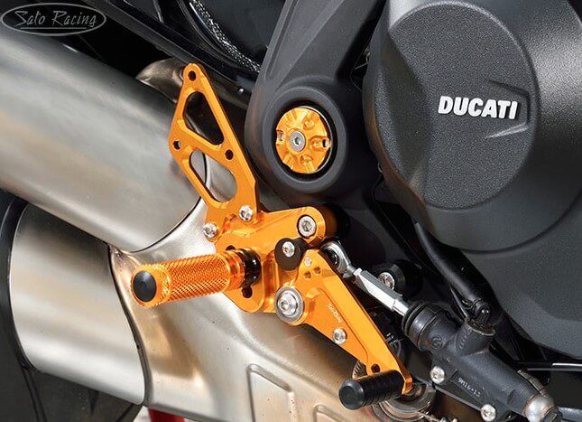 Sato Racing Adjustable Rearsets 2020+ Ducati Diavel 1260