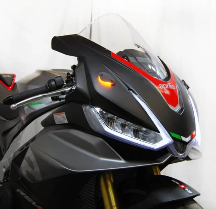New Rage Cycles Mirror Block Off Turn Signals '21+ Aprilia RSV4
