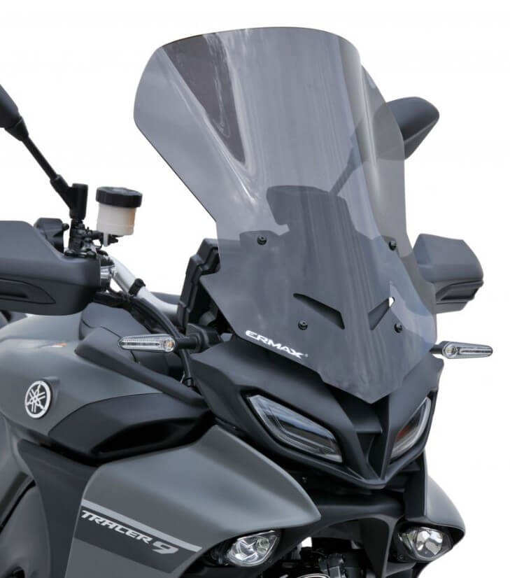Ermax High Protection Windscreen 50cm '21-'22 Yamaha Tracer 9 - Motostarz USA