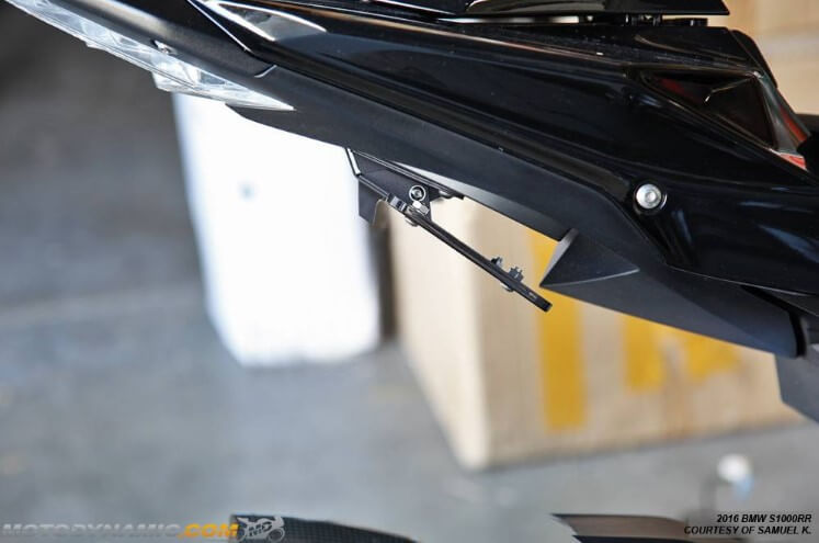 Motodynamic Low Profile Fender Eliminator '15-'19 BMW S1000RR, '14-'20 S1000R