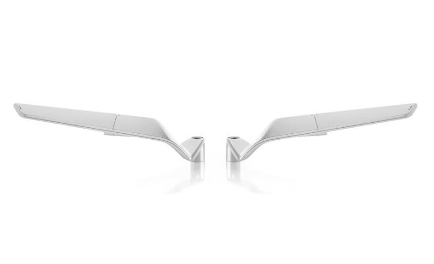 Rizoma Stealth Naked Mirror (Adapter Required)