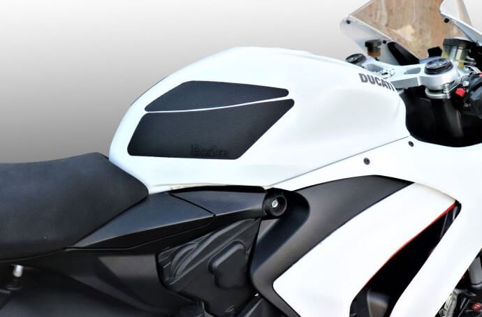 TechSpec Snake Skin Tank Grips Ducati '12+ Panigale V4/ '22+ Panigale V2 (Track Day Kit)