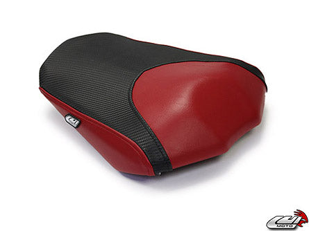 LuiMoto Raven Edition Seat Covers 2006-2013 Yamaha FZ1 - Cf Black/Deep Red