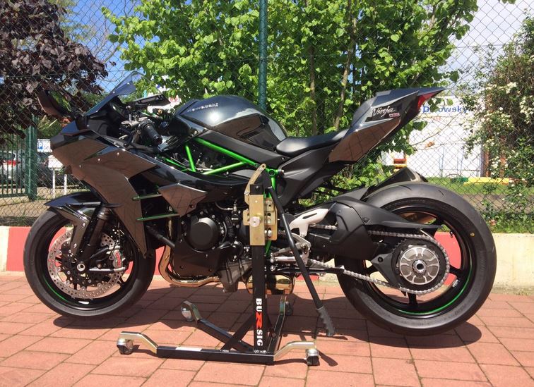 Bursig Center-Lift Stand (Adapter Plate Included) - motostarz.com