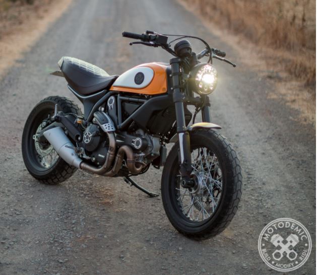 MOTODEMIC Headlight Conversion Kit for Ducati Scrambler