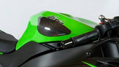 R&G Racing Carbon Fiber Tank Sliders SET '09-'23 Kawasaki ZX6R, '08-'10 ZX10R